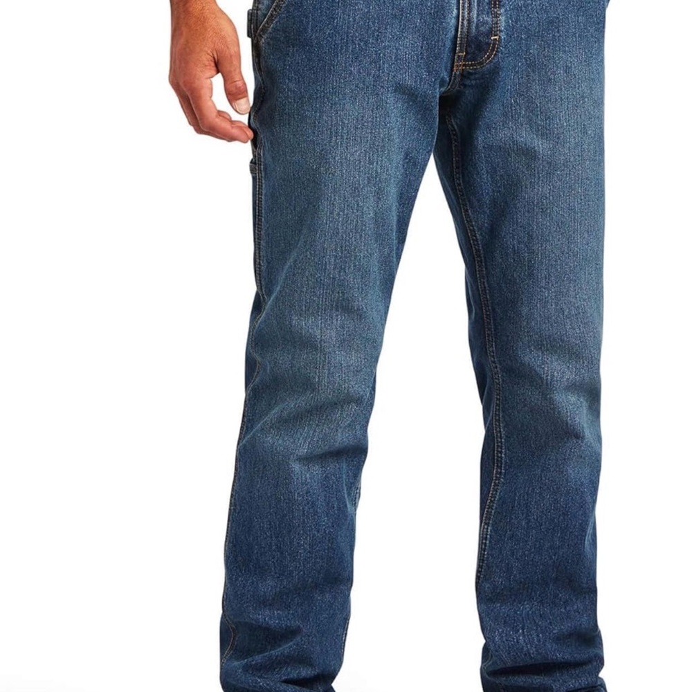 ARIAT Men's Rebar M4 Low Rise Durastretch Workhorse Boot Cut Jean